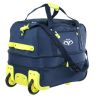 Дорожная сумка на колесах TsV 443.20 сине-желтая