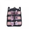 Рюкзак с сумочкой OrsOro DW-989 черно-розовый (Gr27503)
