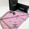 Палантин женский Chanel CH003 розово-серый