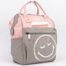Рюкзак сумка Lovey Summer 40406 коричневый, розовый