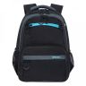 Рюкзак школьный Grizzly RB-154-3 черный - синий (Gr28006)