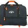 Дорожная сумка на колесах TsV 442.20 черно-оранжевая