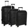 Комплект чемоданов Polar РР820-3 черный (Pl27109)