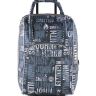Дорожная сумка (мягкий чемодан) на колесах Akubens АК2050 надписи
