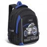 Рюкзак школьный Grizzly RB-152-3 черный - синий (Gr27910)
