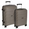 Комплект чемоданов Polar РР819-2 коричневый (Pl27113)