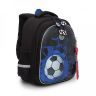 Рюкзак школьный Grizzly RAz-187-1 черный - синий (Gr28114)
