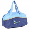 Спортивная сумка Capline 40 Fitnesssport синяя с голубым