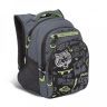 Рюкзак школьный Grizzly RB-150-3 черный - салатовый (Gr27917)