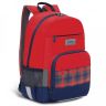 Рюкзак школьный Grizzly RB-155-1 красный - синий (Gr28018)