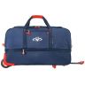 Дорожная сумка на колесах TsV 445.20 сине-красная