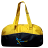 Спортивная сумка Capline 40 Fitnesssport черная с желтым