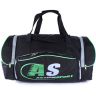 Дорожная сумка Capline 32 Action sport черная с зеленым