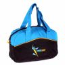 Спортивная сумка Capline 40 Fitnesssport черная с голубым