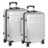 Комплект чемоданов Polar Р110-2 серебро (Pl26626)