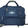 Дорожная сумка на колесах TsV 443.20 сине-серая