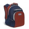 Рюкзак школьный Grizzly RB-150-4 синий - терракотовый (Gr27932)