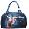 Спортивная сумка Capline 27 синяя с танцующей девушкой