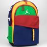 Рюкзак спортивный Jordan 40438 красный, синий, зеленый, желтый