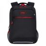 Рюкзак школьный Grizzly RB-156-1 черный - красный (Gr27842)