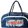 Спортивная сумка Capline 1 Russia синяя с белым