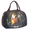 Спортивная сумка Capline 4 коричневая с тигром