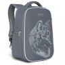 Рюкзак школьный Grizzly RB-153-4 серый (Gr28045)