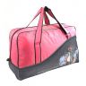Спортивная сумка Capline 71 Девушка в городе черная с розовым