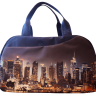 Спортивная сумка Capline 9 синяя с ночным городом