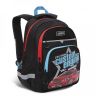 Рюкзак школьный Grizzly RB-157-2 черный - красный (Gr27960)