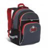Рюкзак школьный Grizzly RB-157-3 черный - красный (Gr27961)