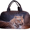 Спортивная сумка Capline 9 коричневая с леопардом