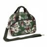 Дорожная сумка Akubens AK7005 зеленая с цветами