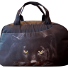 Спортивная сумка Capline 9 черная с пантерой