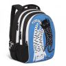 Рюкзак школьный Grizzly RG-168-2 голубой (Gr27968)