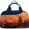 Спортивная сумка Capline 9 синяя с Санкт-Петербургом