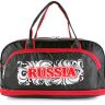 Спортивная сумка Capline 1а Russia черная с красным