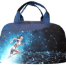 Спортивная сумка Capline 9 синяя с бегущей девушкой