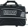 Дорожная сумка на колесах Rion 143 черная с серым