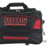 Дорожная сумка на колесах Rion 143 черная с красным