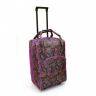 Дорожная сумка (мягкий чемодан) на колесах Akubens АК2050 филетовые огурцы