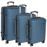 Комплект чемоданов Polar РР5637-3 синий (Pl27082)