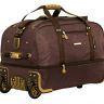 Дорожная сумка на колесах TsV 441.22м коричневая