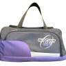 Спортивная сумка Capline 37 Sport Life серая с фиолетовым