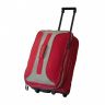 Дорожная сумка чемодан на колесах Akubens АК2040 красная с бежевым
