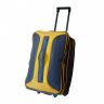 Дорожная сумка чемодан на колесах Akubens АК2040 серая с желтым