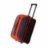 Дорожная сумка чемодан на колесах Akubens АК2040 фиолетовая с оранжевым