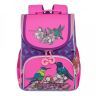 Рюкзак школьный с мешком Grizzly RAm-084-3 фиолетовый - жимолость (Gr27597)
