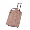 Дорожная сумка (мягкий чемодан) на колесах Akubens АК2050 коричневая