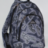 Рюкзак Rise М-239 синий с принтом